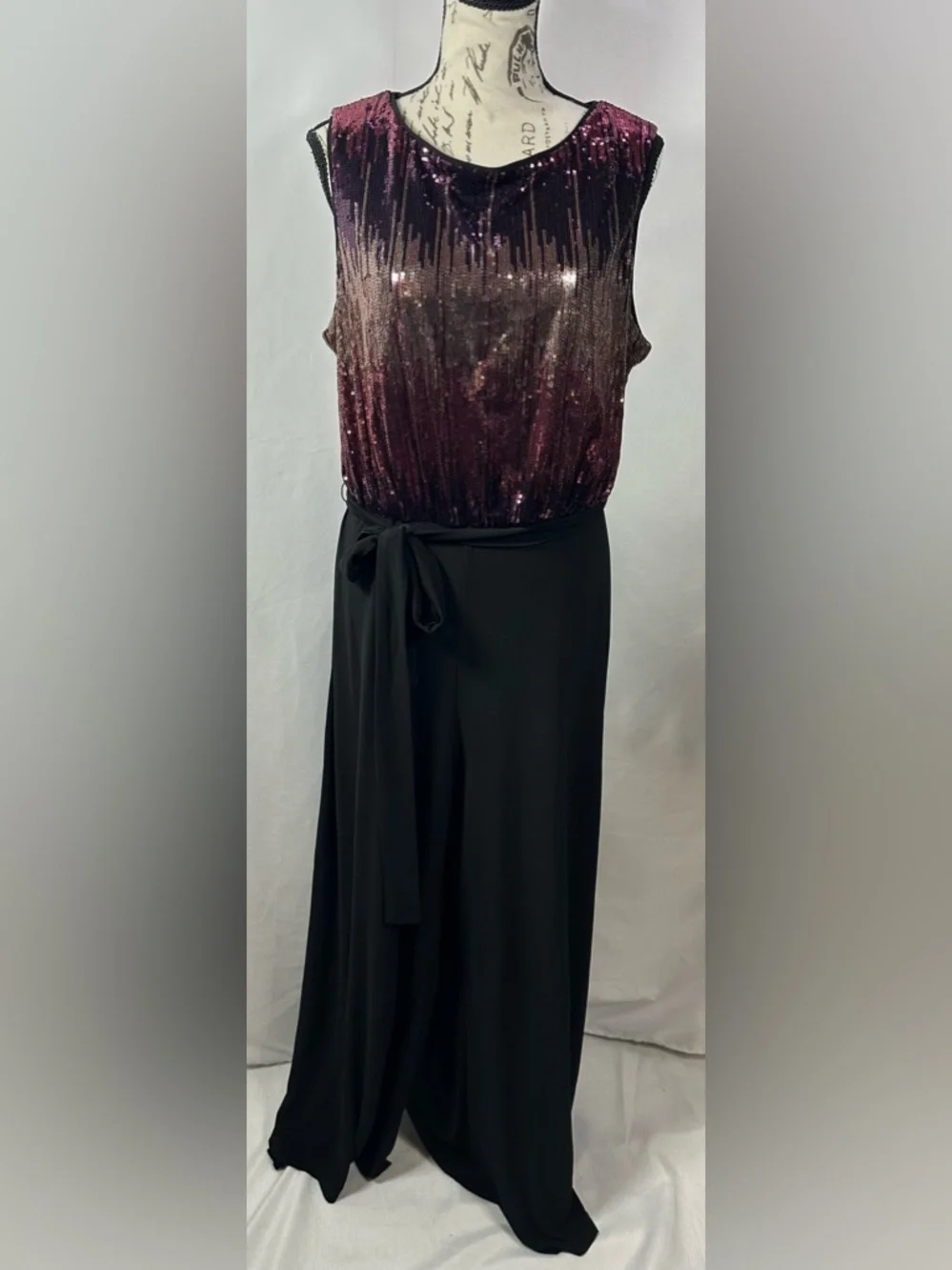 🩷Black Wide-Leg Wrap Pants with Waist Tie